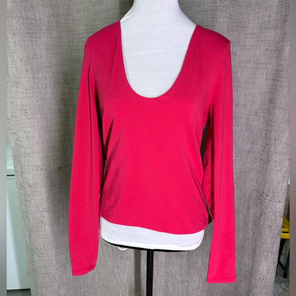 Boden Fuchsia Long Sleeve Blouse
